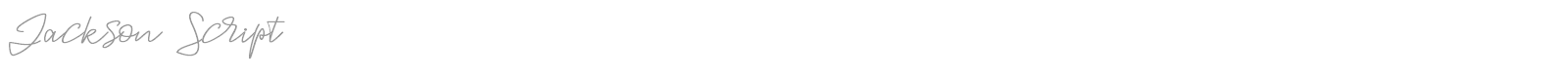 Jackson Script font preview